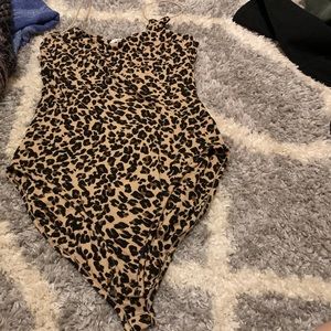 Leopard full body suit